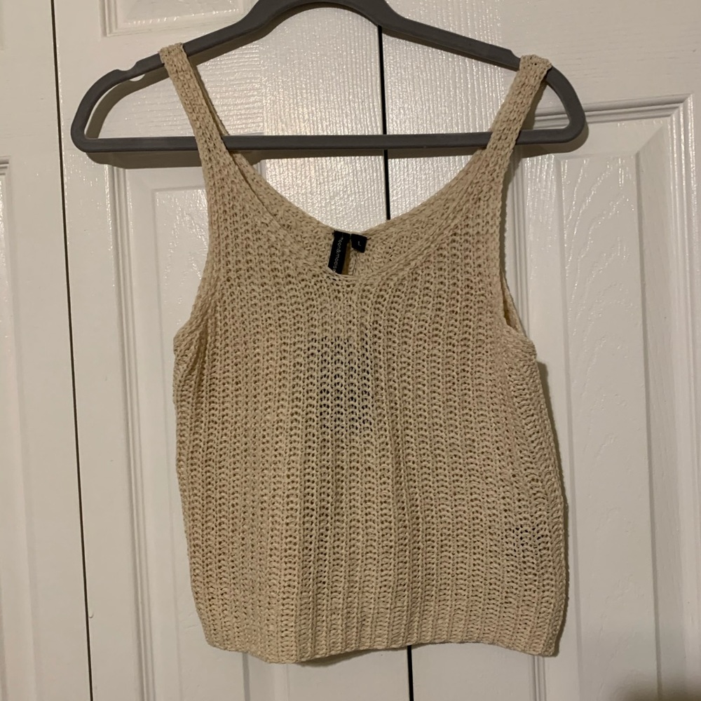 Knit crop top